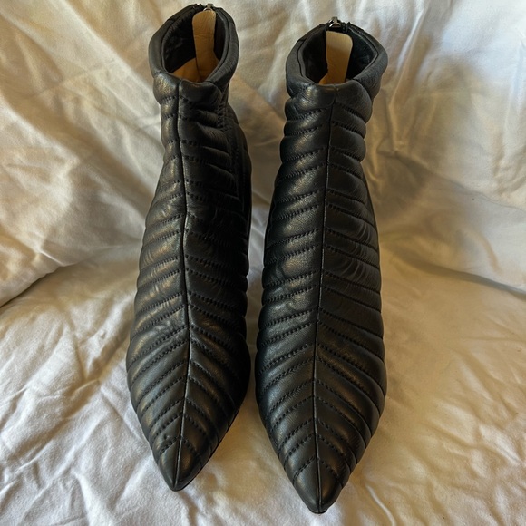 Marion Parke Black Leather Botties - Picture 1 of 6